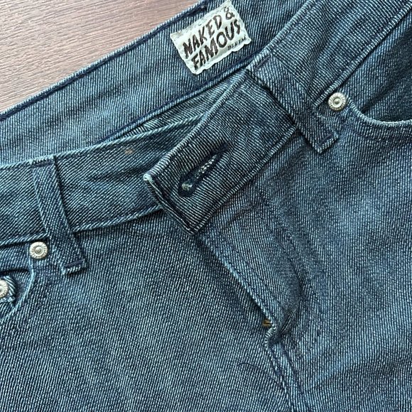 Naked & Famous Silk Denim Jeans Boot Girl - Picture 3 of 5